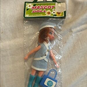 Vintage Pan Am Mascot Doll Stewardess Airline Souvenir Toy Hong Kong 1970s NIP